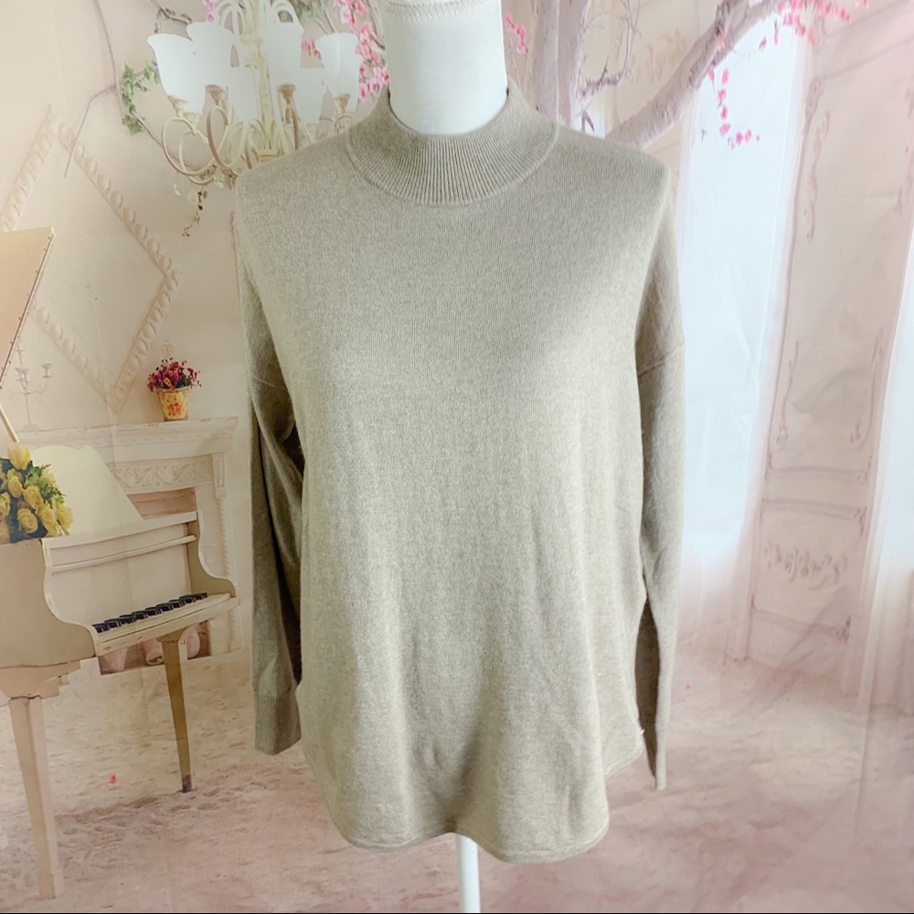 NEW Madewell Ashbury Mock Neck Sweater - Picture 2 of 11